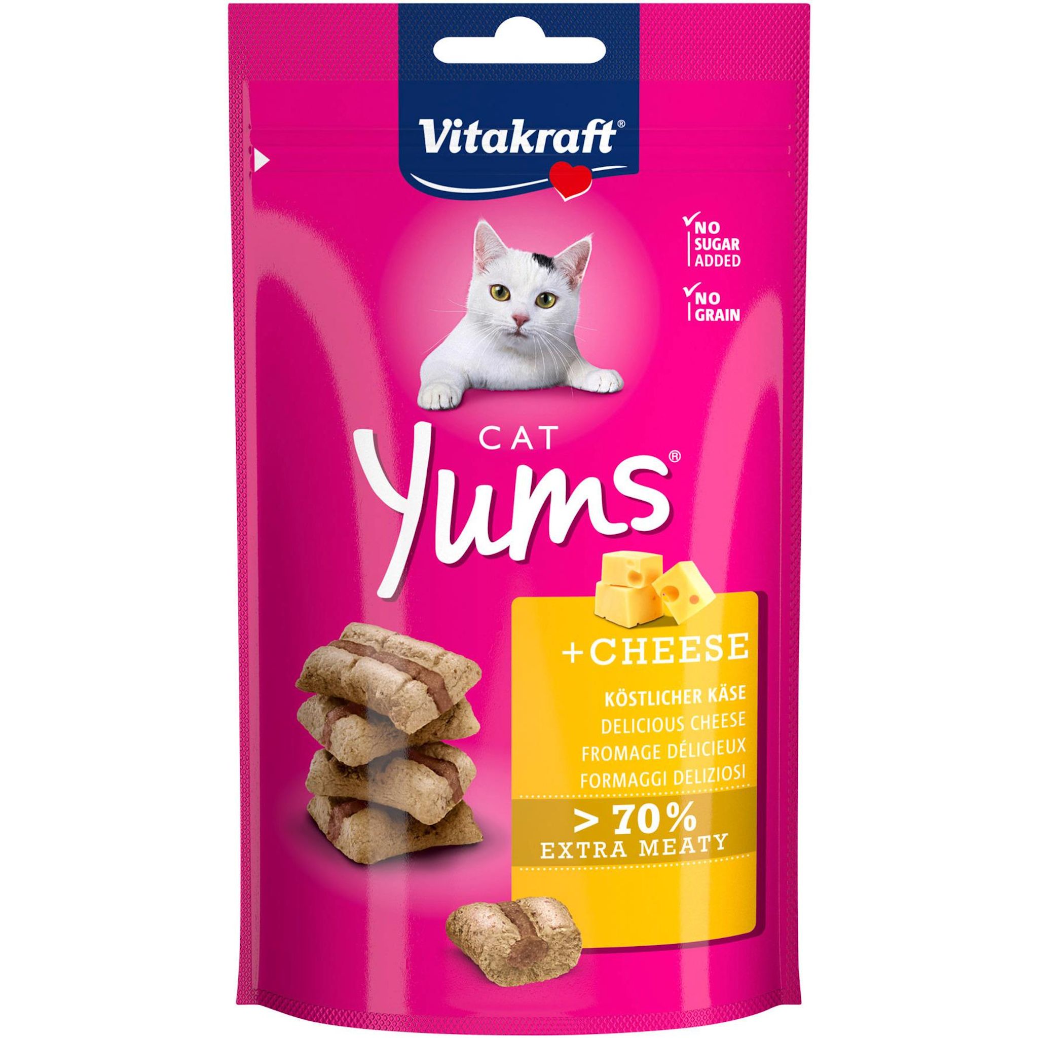 VITAKRAFT Yums au fromage pour chat 40g