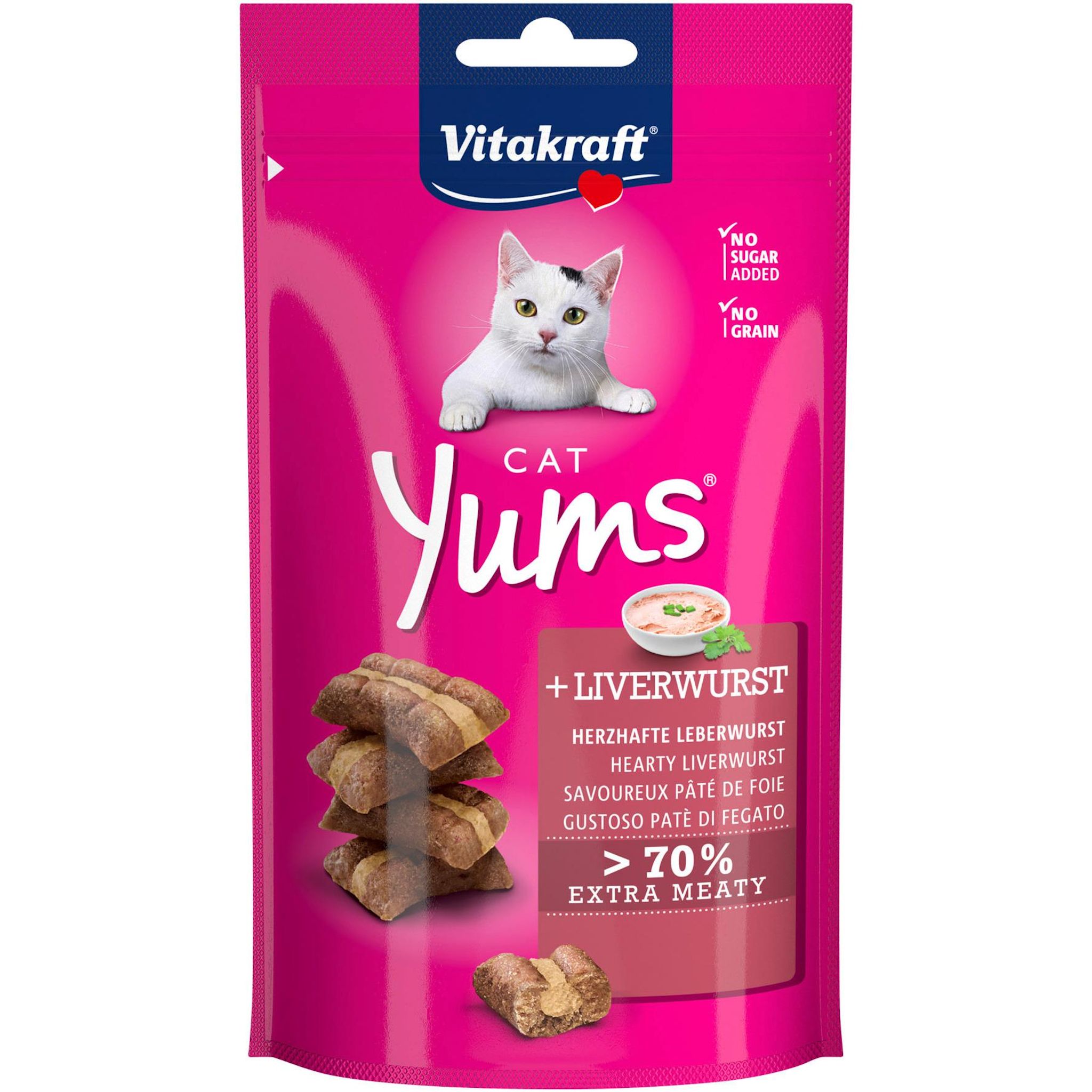 VITAKRAFT Yums au pâté de foie pour chat 40g