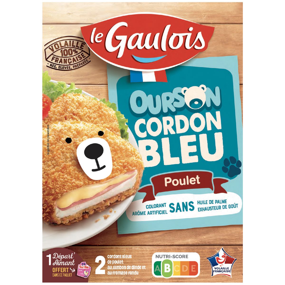 LE GAULOIS Cordon bleu l'ourson 160 g