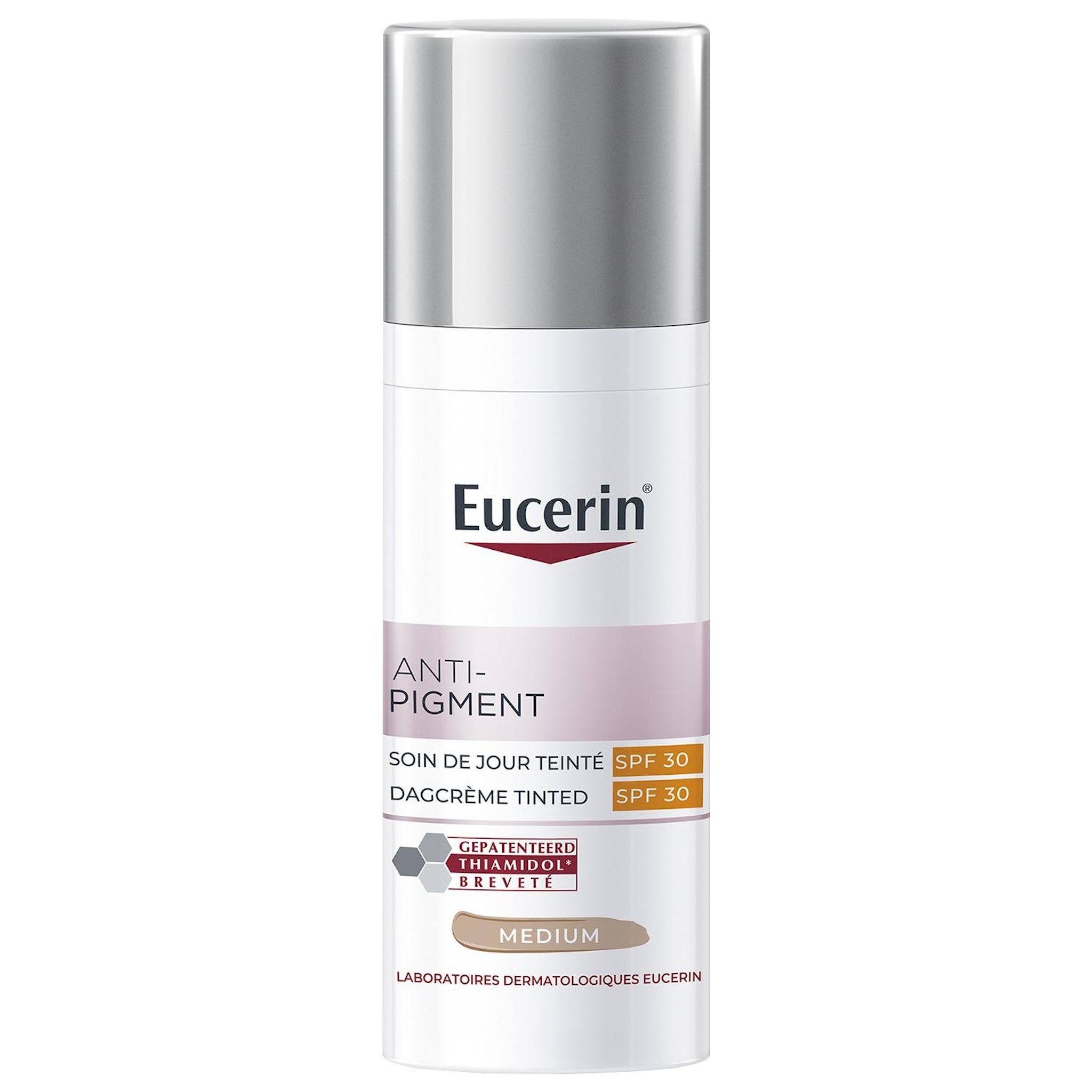 Voir la diapositive 2 : EUCERIN Anti pigment Soin de jour teinté Medium SPF30 50ml