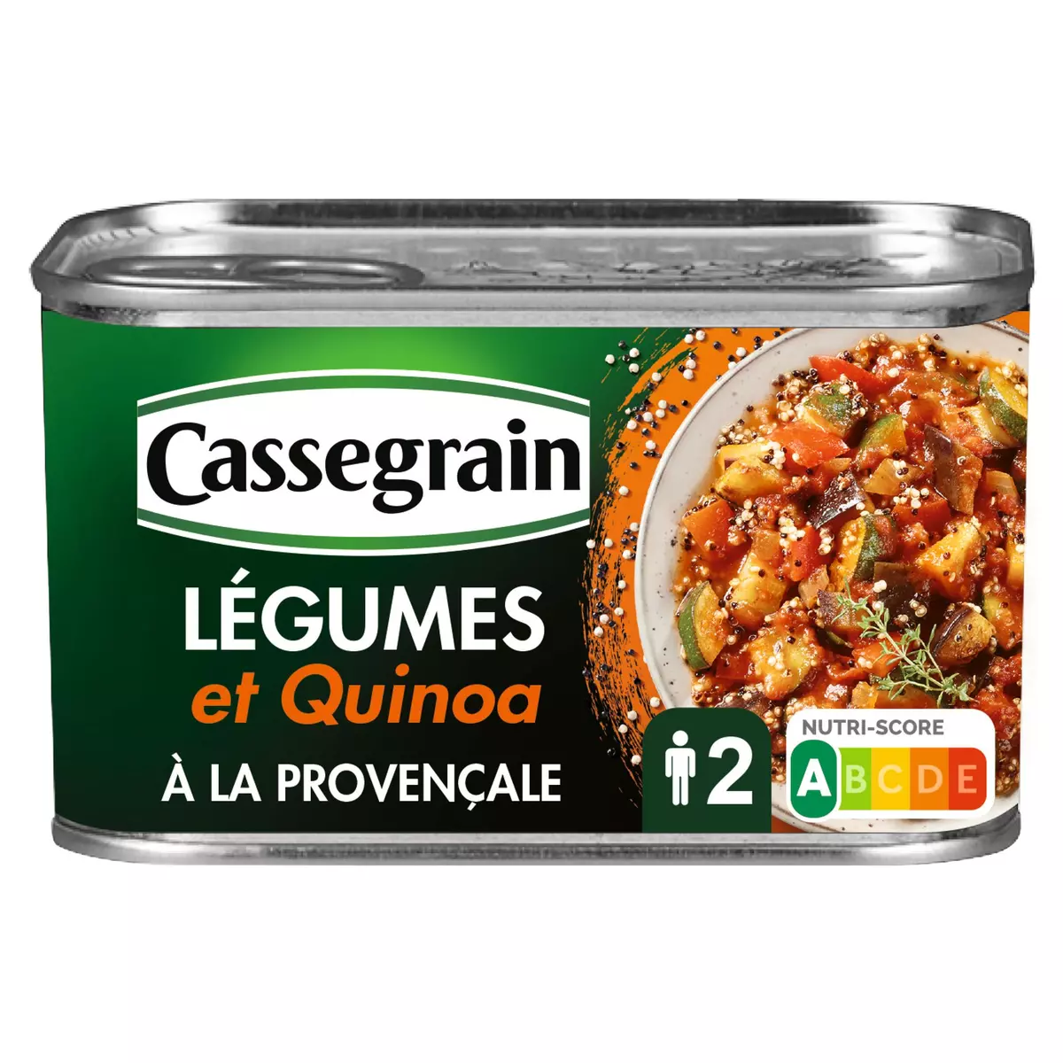 CASSEGRAIN Légumes et quinoa à la provençale 2 portions 375g