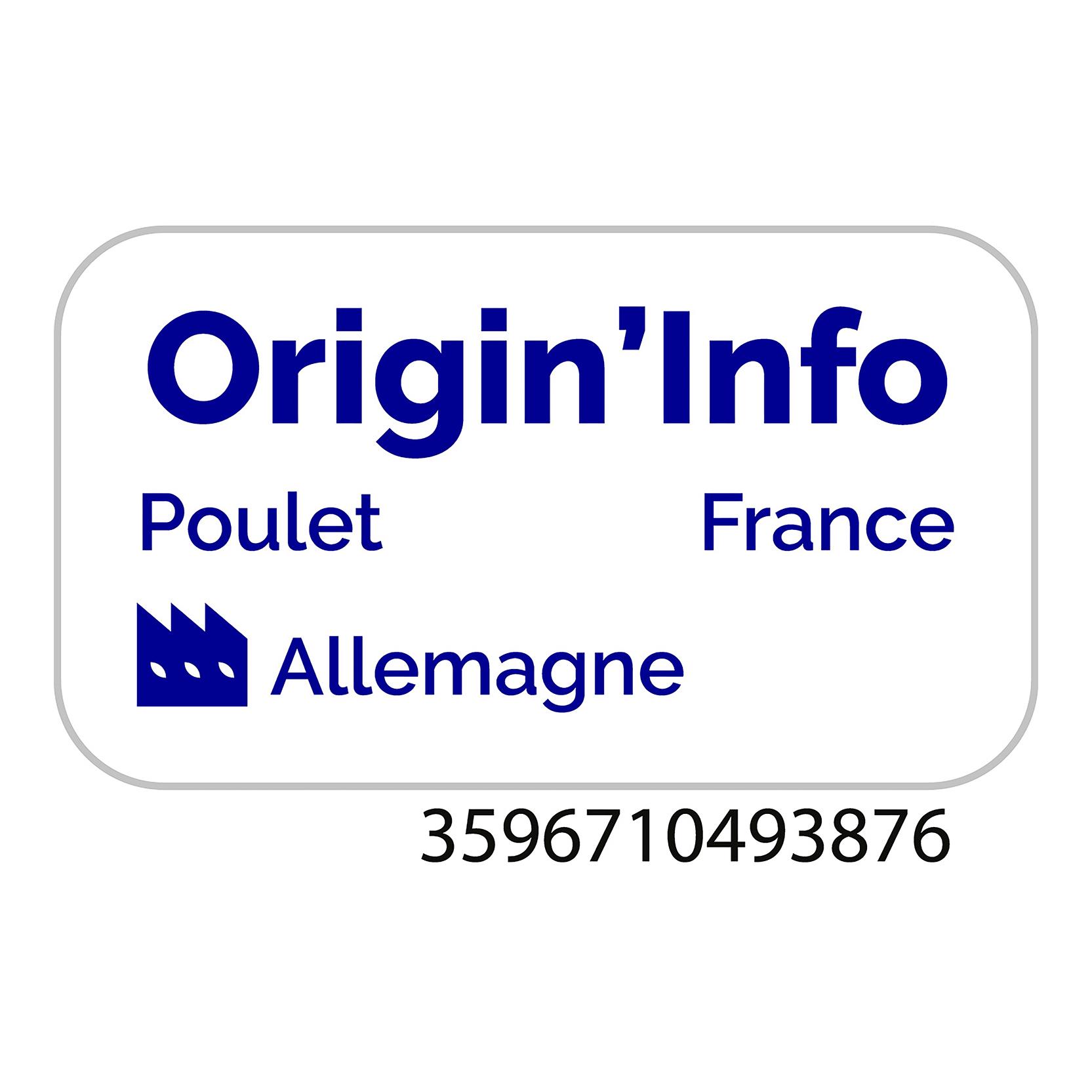 Voir la diapositive 3 : AUCHAN BIO Blanc de poulet sans nitrite 4 tranches 120g