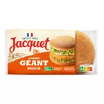 Jacquet Pain burger brioché géant sans additifs