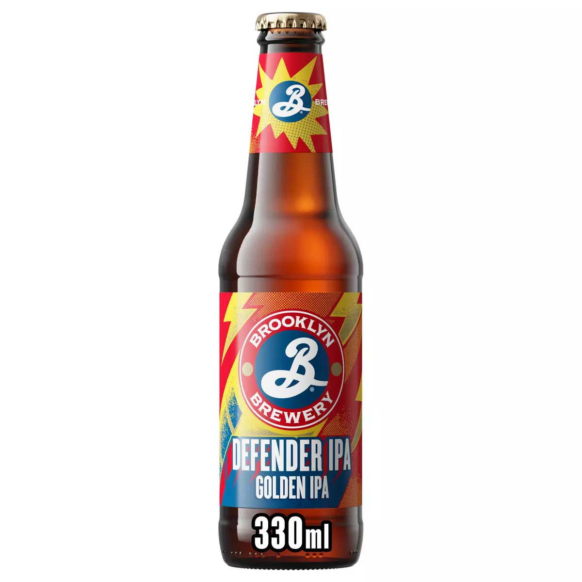 BROOKLYN Bière blonde Defender IPA 5.5% bouteille 33cl