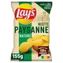 LAY'S Chips ondulées recette paysanne nature 155g