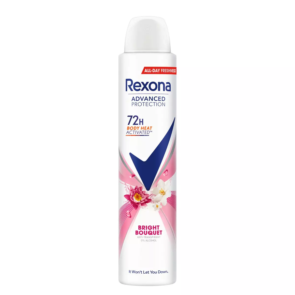 REXONA Déodorant spray advanced prorection 72h bright bouquet 200ml