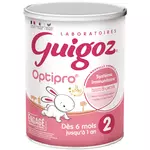 GUIGOZ Optipro 2 lait 2ème âge en poudre dès 6 mois 830g