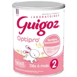 Guigoz GUIGOZ Optipro 2 lait 2ème âge en poudre dès 6 mois