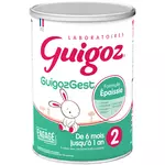 Guigoz GUIGOZ Guigozgest 2 lait 2ème âge en poudre épaissi dès 6 mois