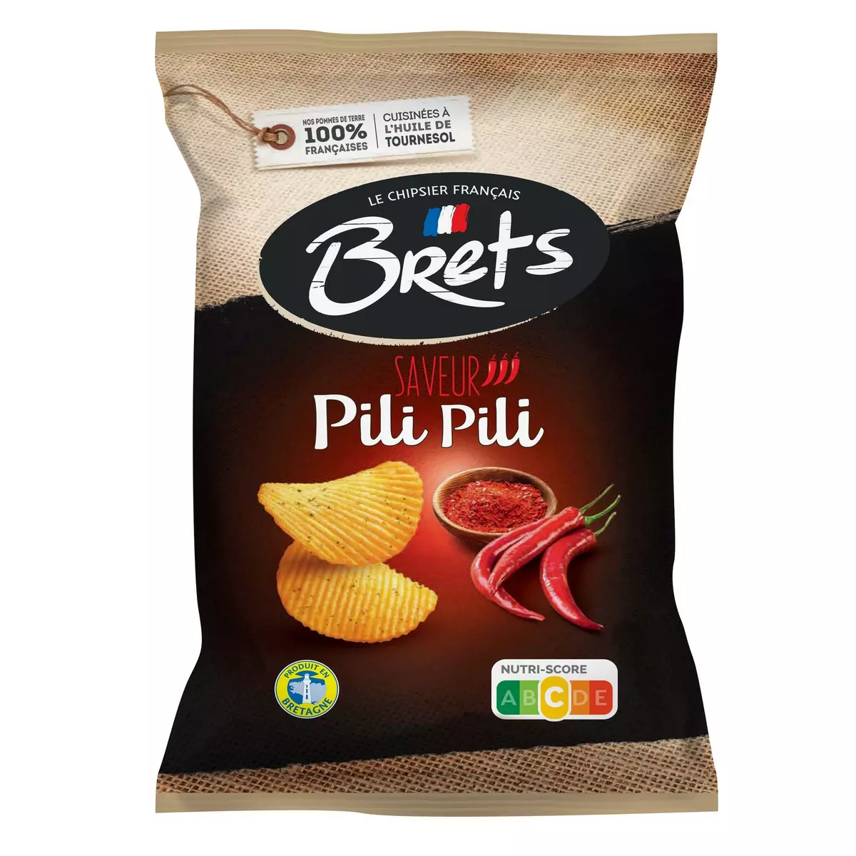 BRETS Chips saveur Pili pili 125g