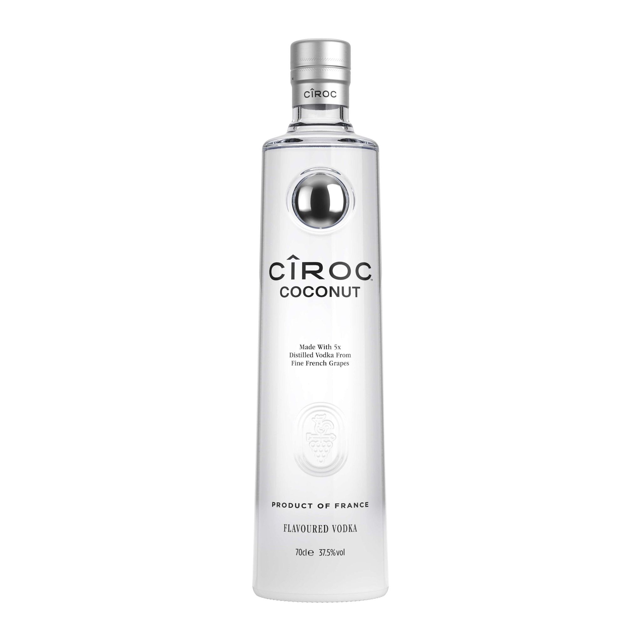 CIROC Vodka aromatisée à la coco 37.5% 70cl