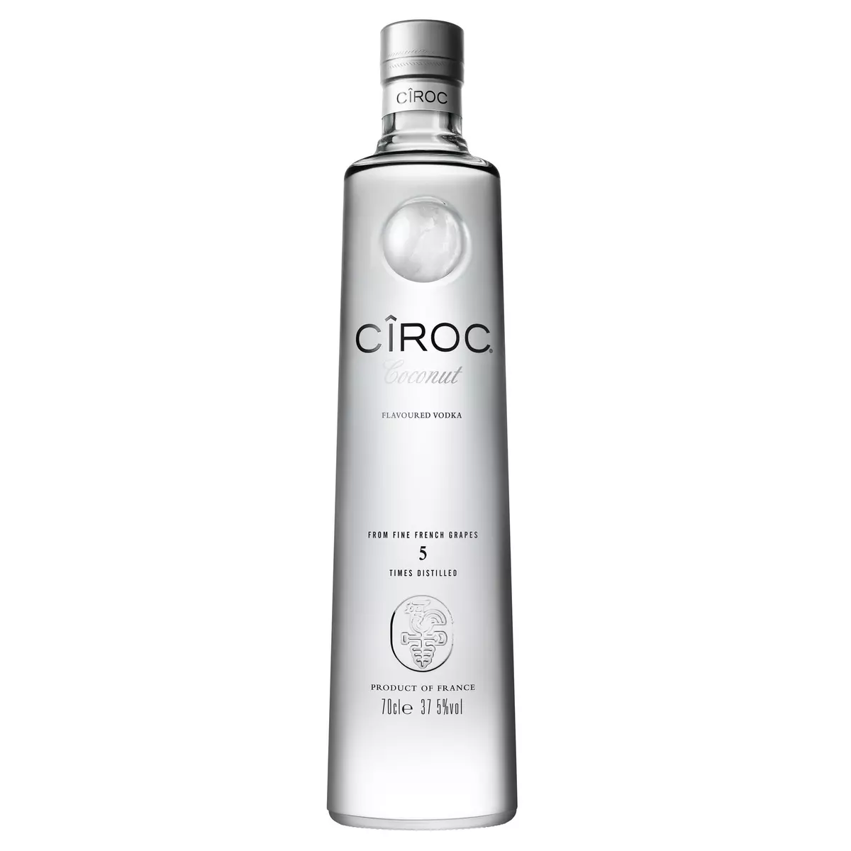 CIROC Vodka aromatisée à la coco 37.5% 70cl