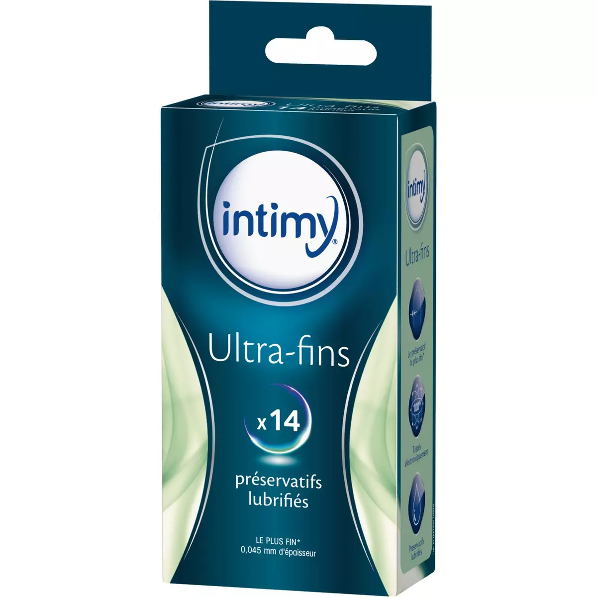 INTIMY Préservatifs ultra-fins lubrifiés 14 préservatifs