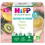 HIPP Petit pot dessert poire banane kiwi bio dès 6 mois 4x100g