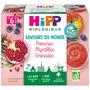 HIPP Petit pot dessert pommes myrtilles grenades bio dès 6 mois 4x100g