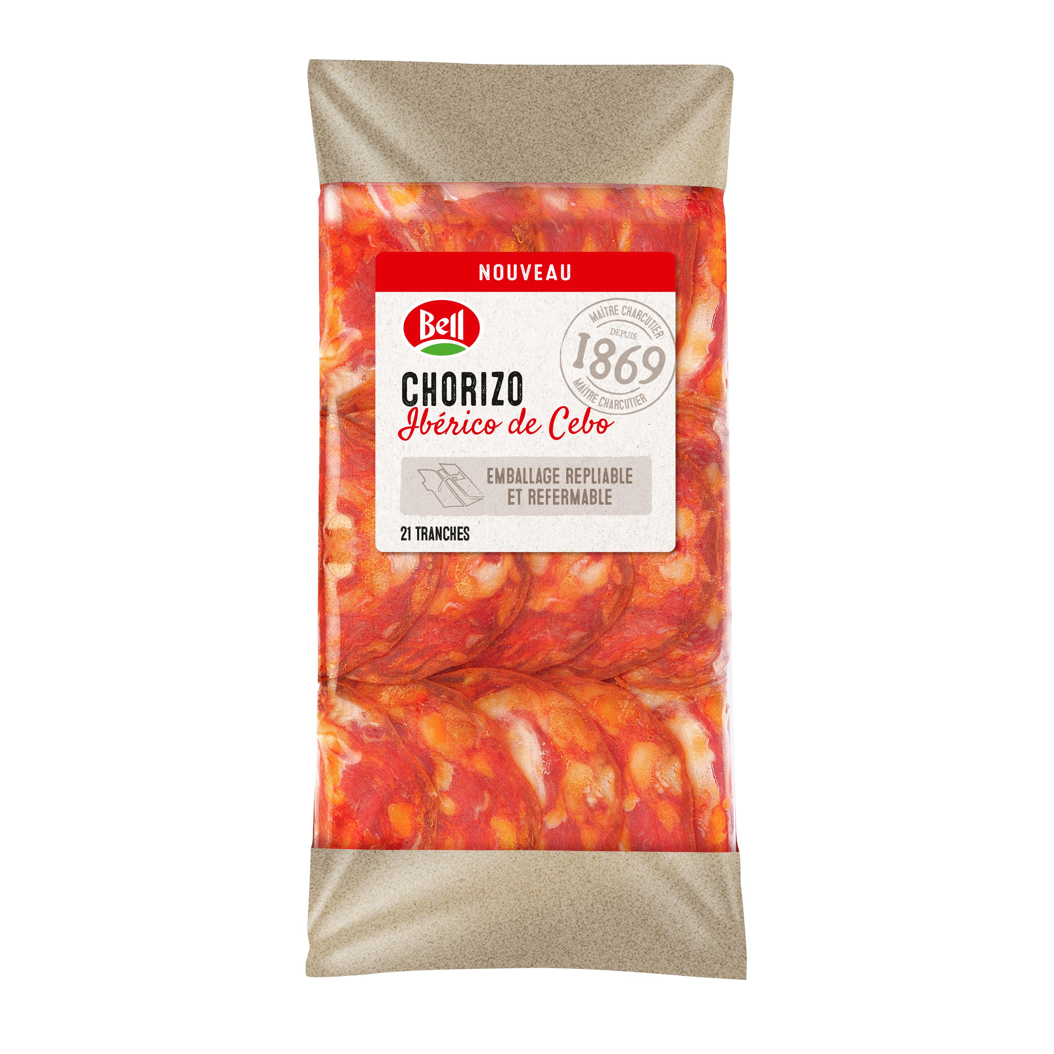 BELL Chorizo 21 tranches 70g