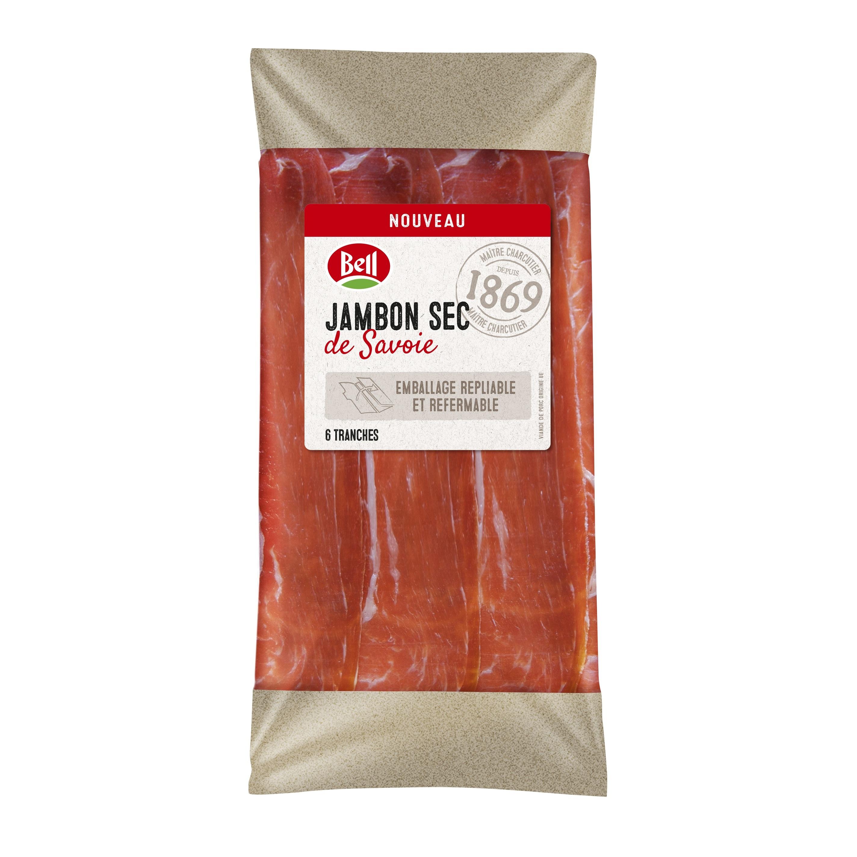 BELL Jambon sec de Savoie 6 tranches 80g