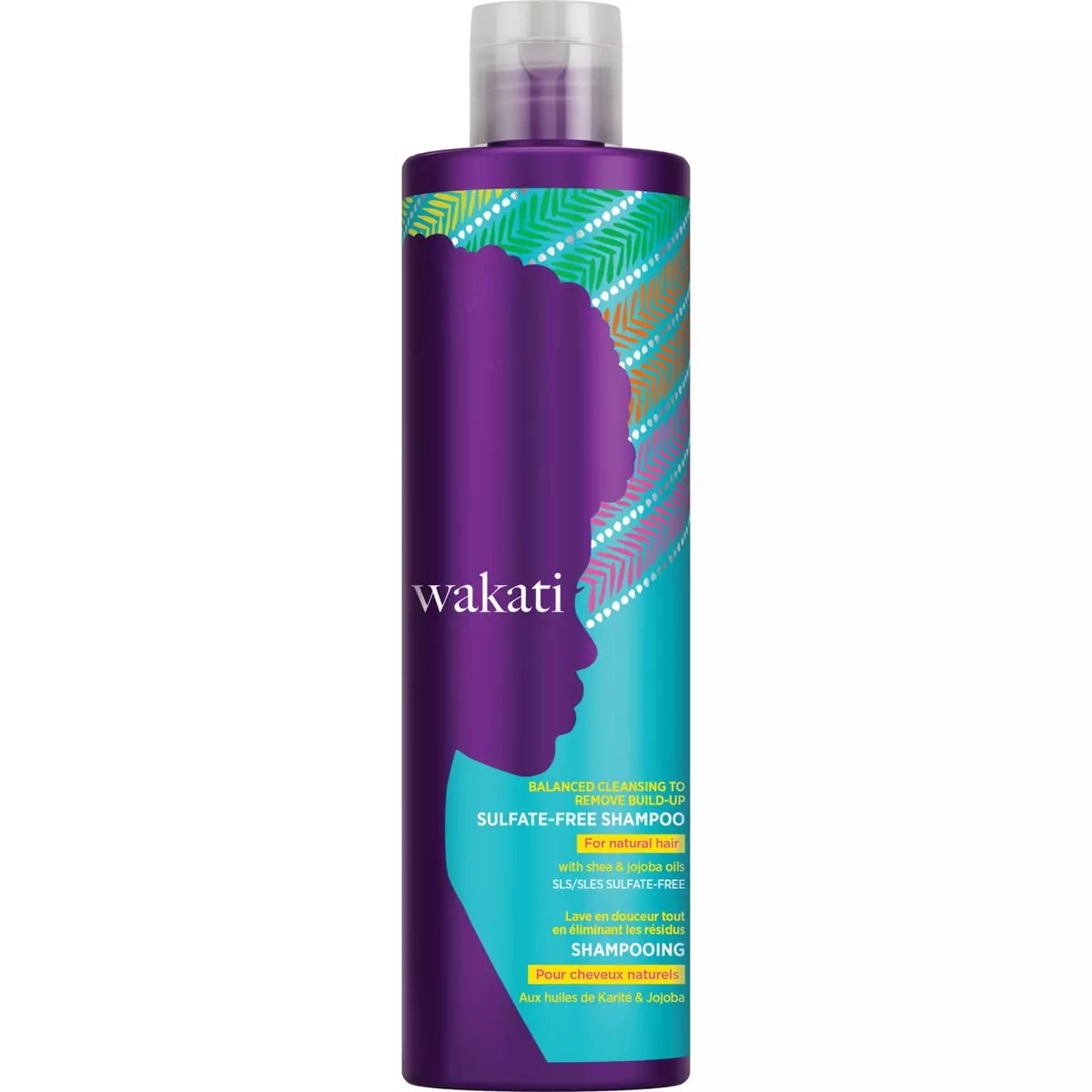WAKATI Shampooing aux huiles de karité et jojoba pour cheveux naturels 235ml