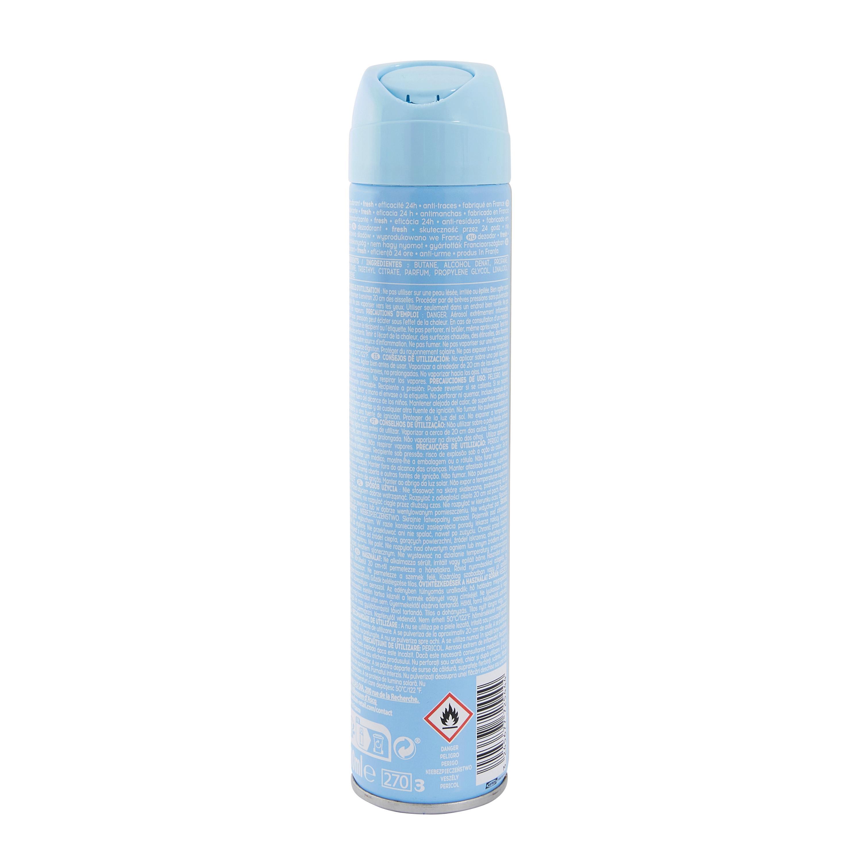 Voir la diapositive 2 : COSMIA Déodorant spray 24h fraicheur anti-traces 200ml