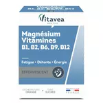 VITAVEA Comprimé effervescent magnésium vitamines fatigue détente énergie arôme orange 24 comprimés