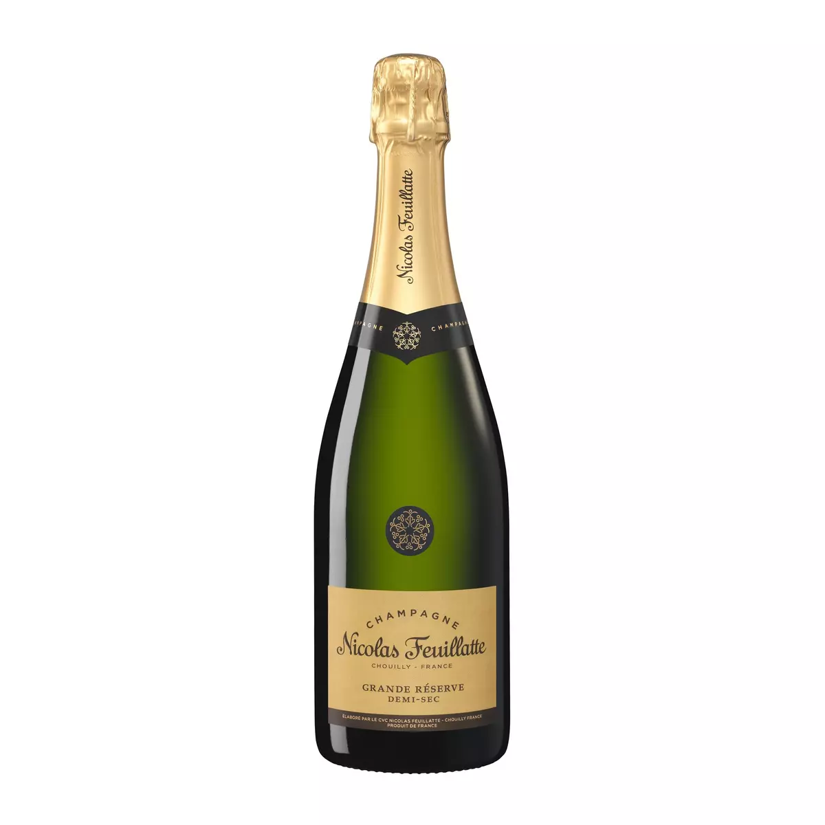NICOLAS FEUILLATTE AOP Champagne grande réserve demi-sec 75cl pas