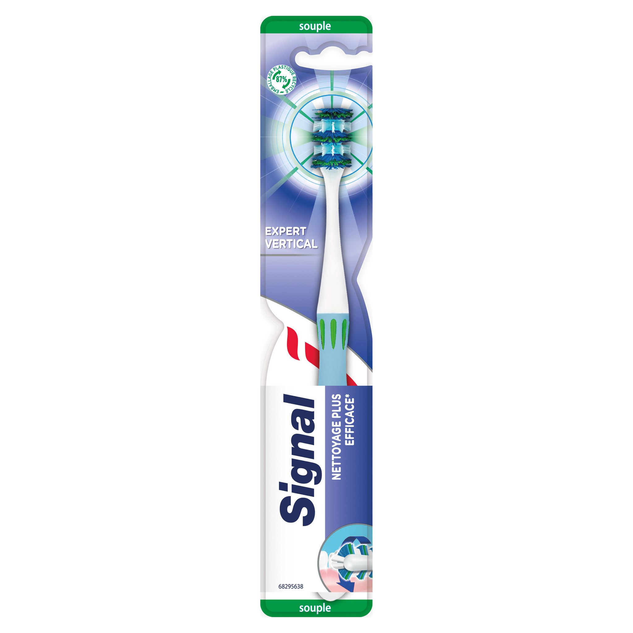 Voir la diapositive 2 : SIGNAL Brosse à dents expert souple 1 brosse
