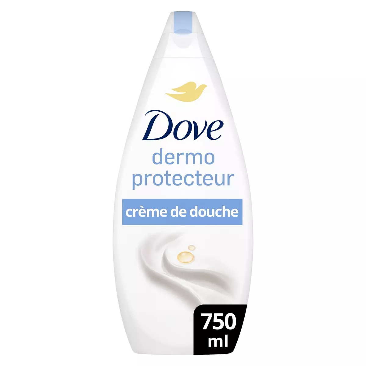 DOVE Crème de douche dermo protecteur pour peaux sensibles 750ml