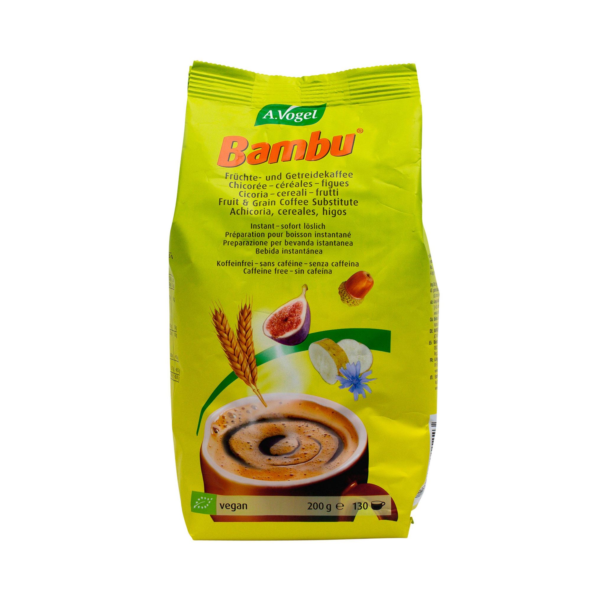 A.VOGEL Préparation bio pour boisson instantanée chicorée céréales et figue 200g