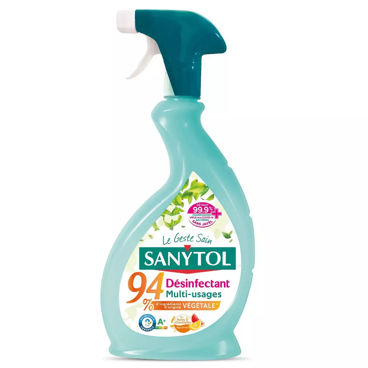 SANYTOL Désinfectant multi-usages aux huiles essentielles agrumes 500ml