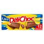 Voir la diapositive 2 : DELICHOC Biscuits sablés nappés de chocolat au lait croustillant 12 biscuits 150g