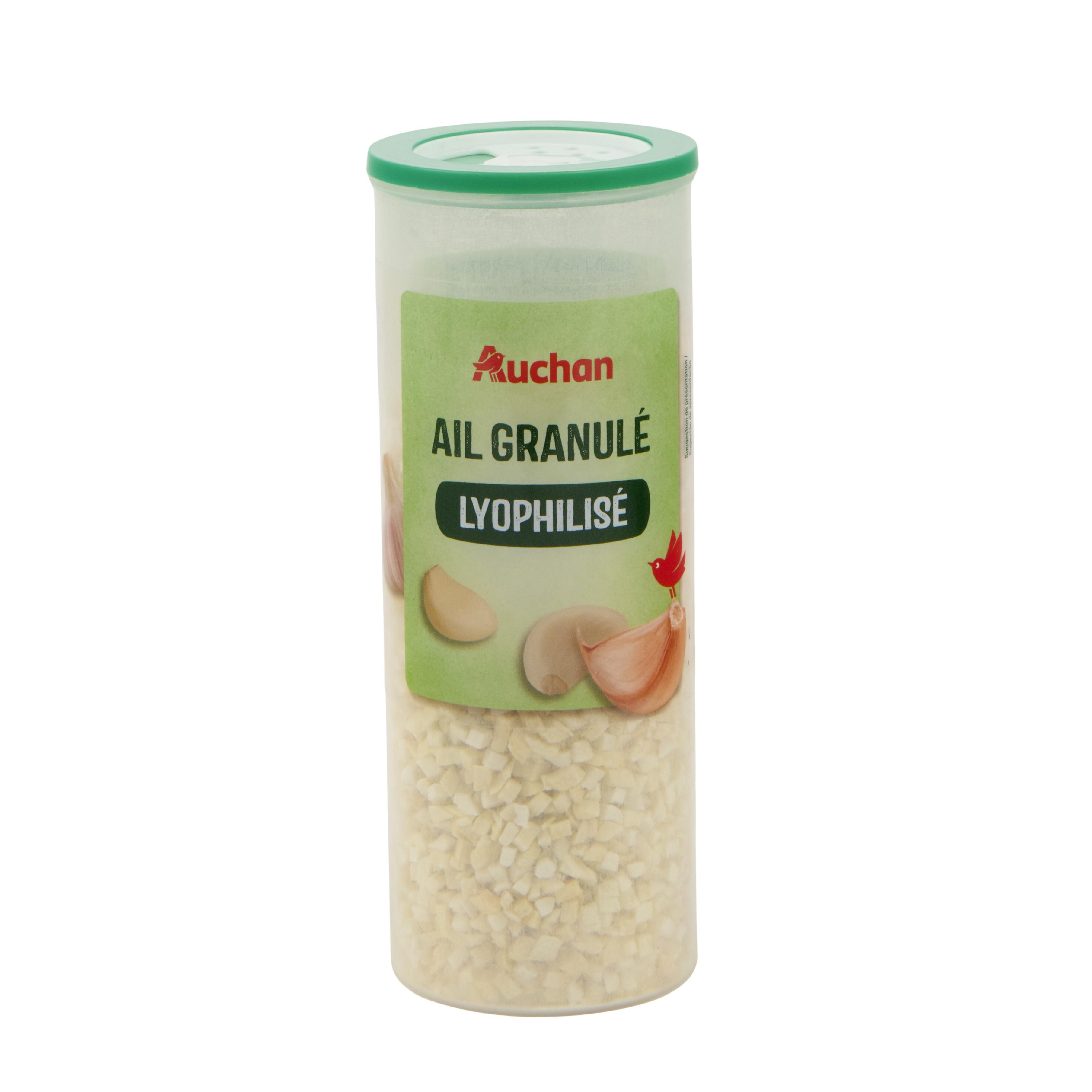 Voir la diapositive 2 : AUCHAN ail en granulé 60g