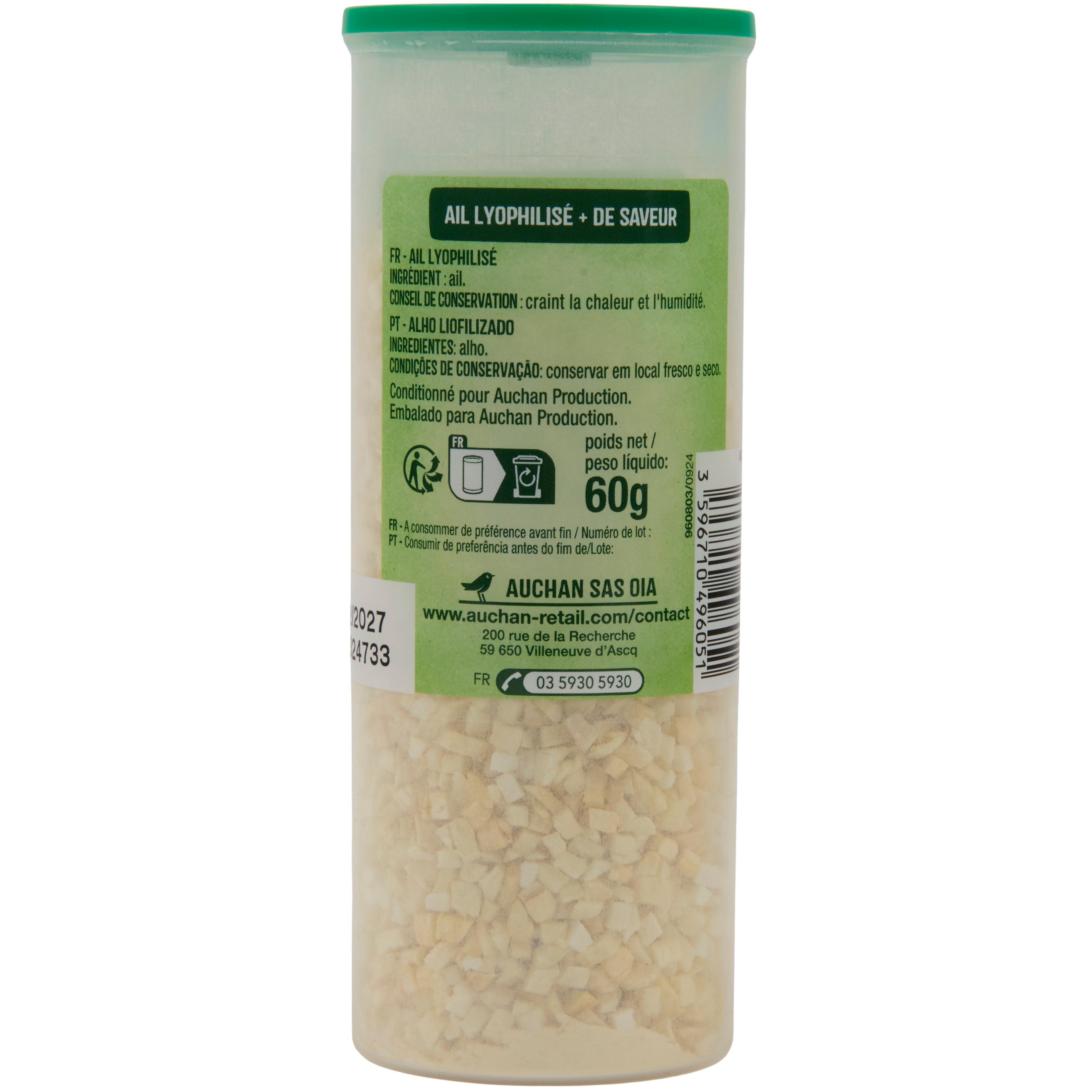Voir la diapositive 3 : AUCHAN ail en granulé 60g