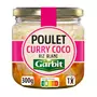GARBIT Poulet curry coco au riz blanc 1 personne 300g