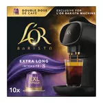 L'OR BARISTA Capsules de café extra long intensité 8 compatibles L'Or Barista 10 capsules 104g