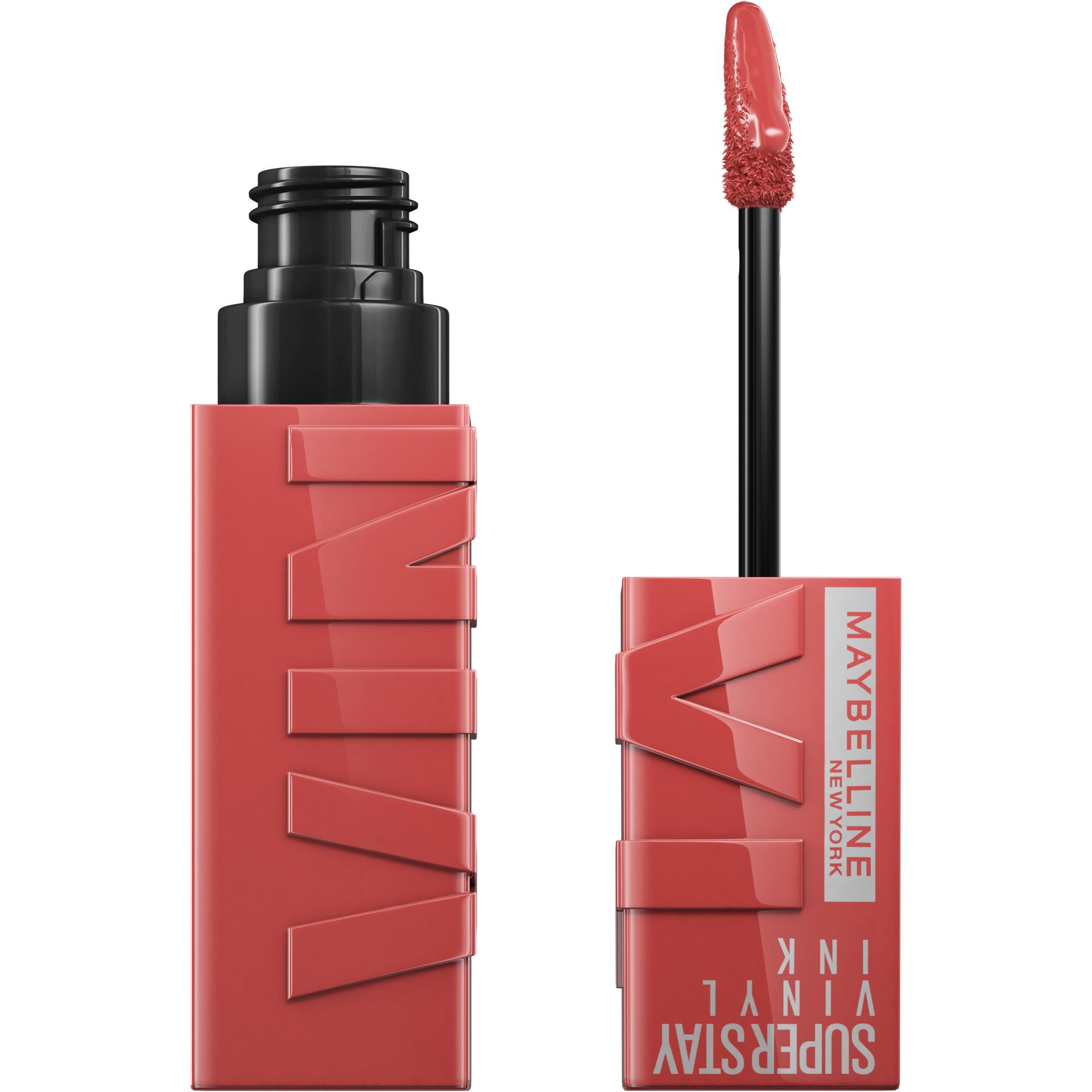 Voir la diapositive 2 : MAYBELLINE Superstay encre à lèvres effet vinyl 15 Peachy 1 pièce