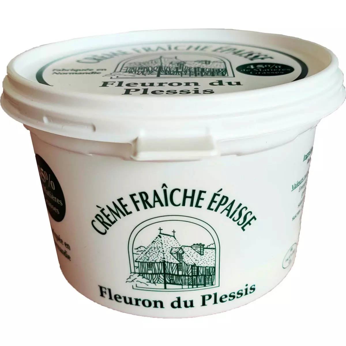 FLEURON DU PLESSIS Crème fraîche épaisse 45cl
