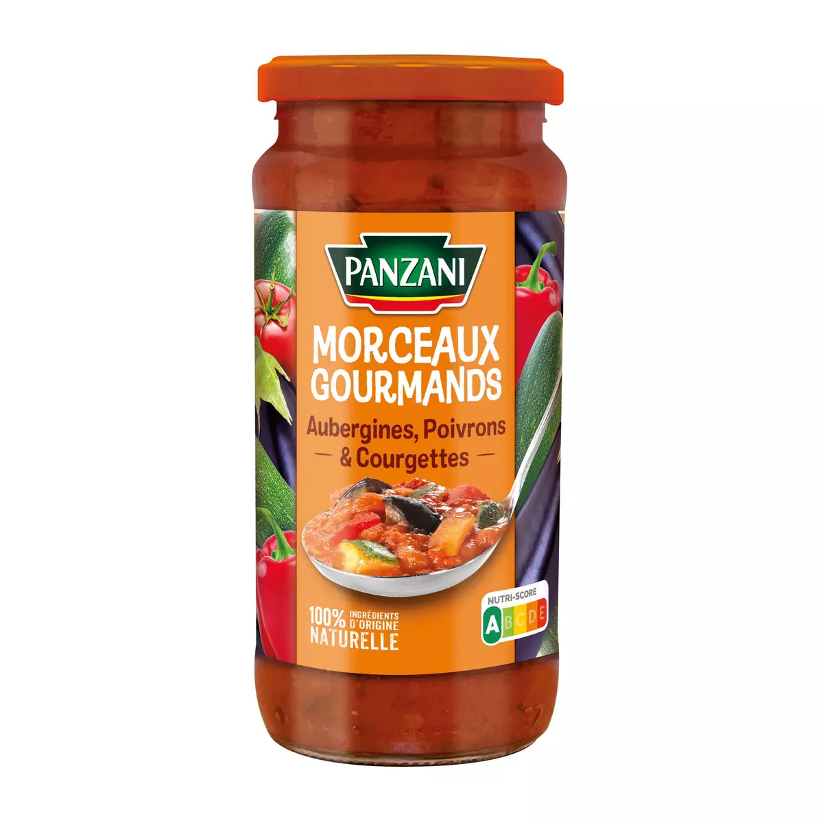PANZANI Sauce légumes du marché aubergine poivrons courgettes 360g