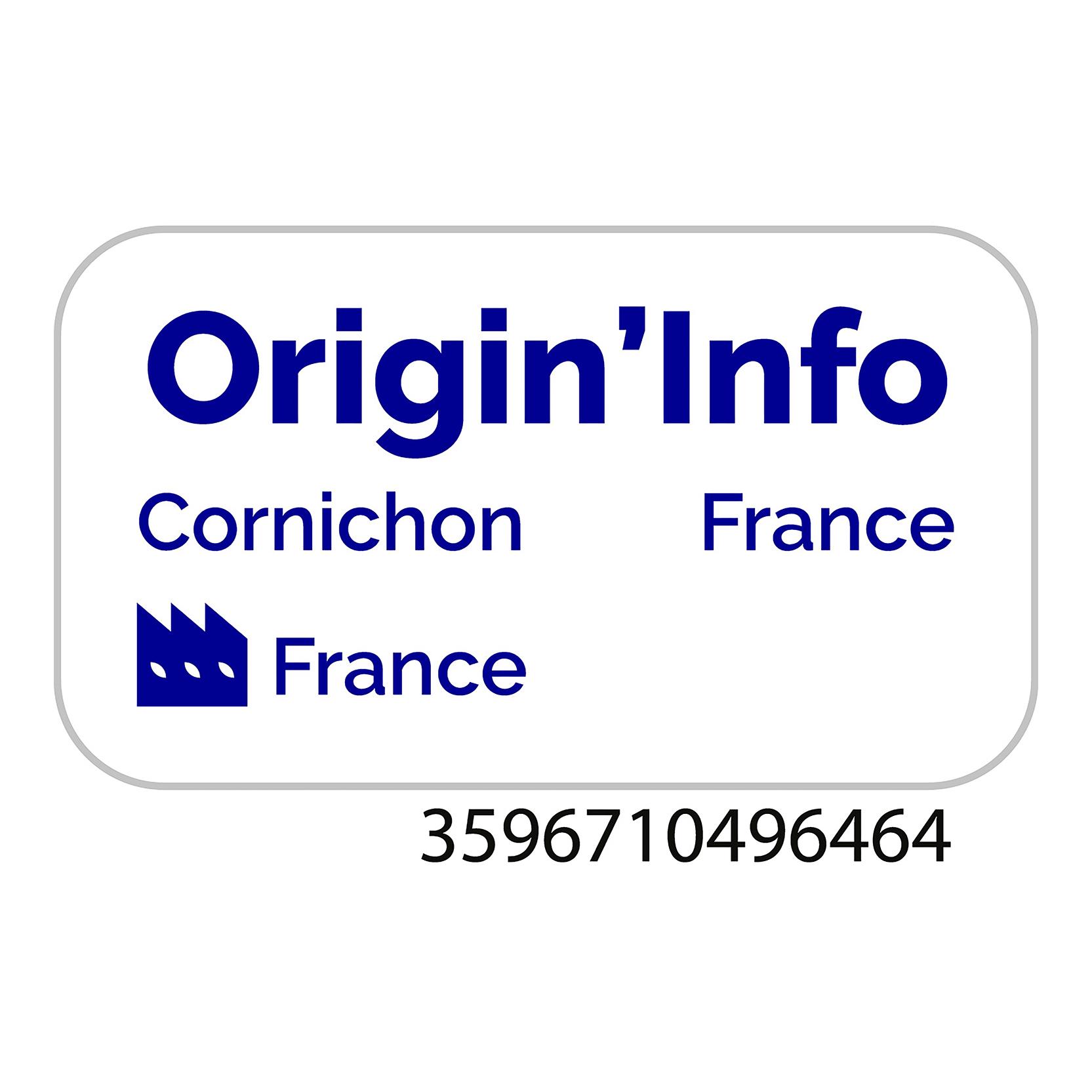 Voir la diapositive 2 : AUCHAN Cornichons français au vinaigre 360g