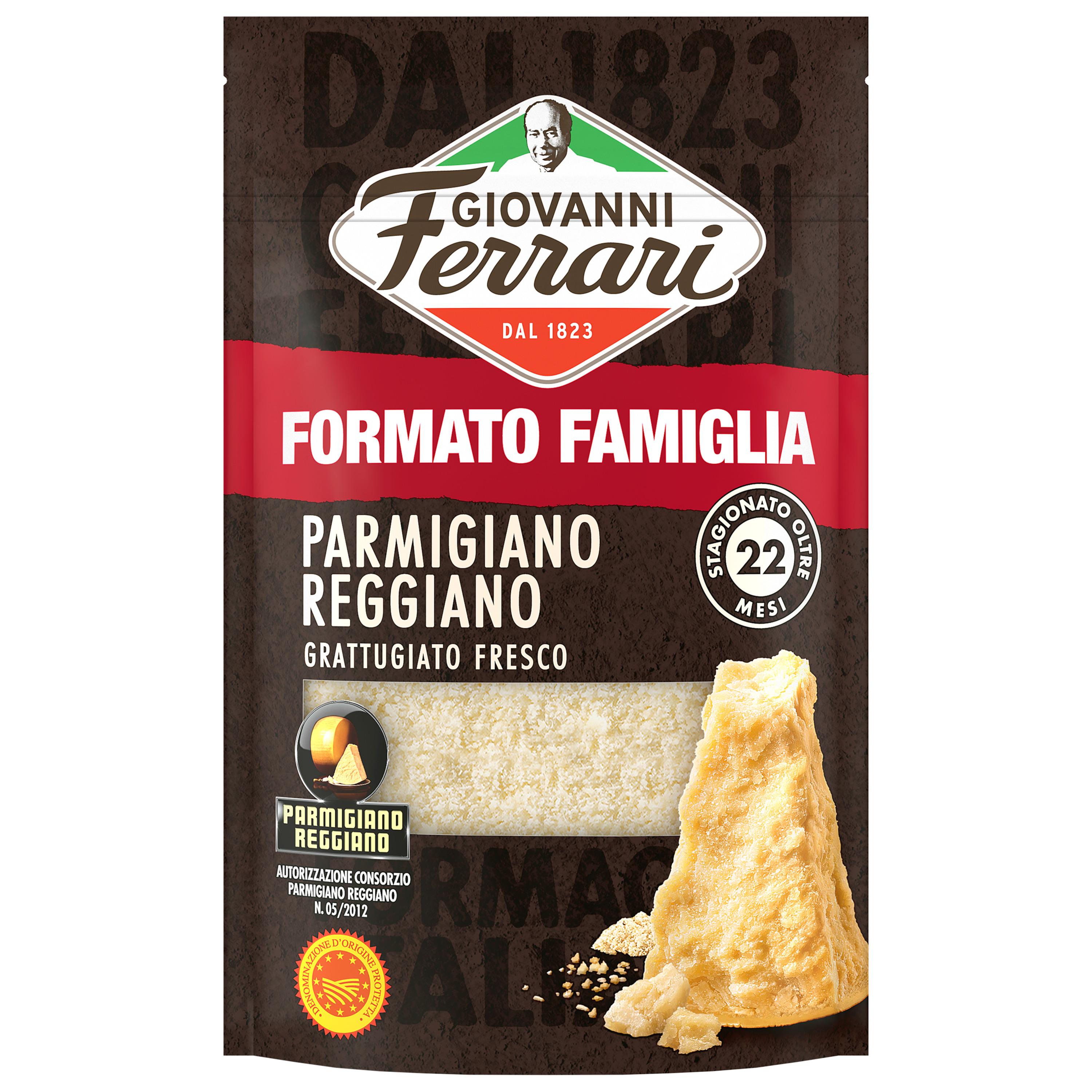 Voir la diapositive 2 : GIOVANNI FERRARI Parmigiano Reggiano râpé AOP 140g