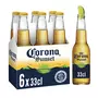 CORONA SUNSET Bière blonde au spiritueux mexicain jus de citron vert et sucre de canne 5.9% bouteilles 6x33cl