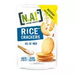 NATURE ADDICTS Rice crackers au sel de mer 85g