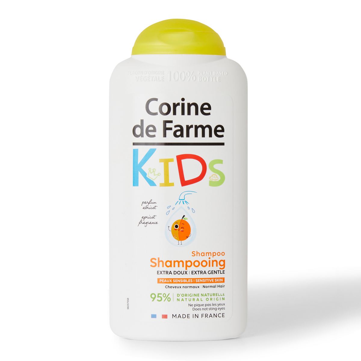 CORINE DE FARME Shampooing extra doux Kids parfum abricot pour cheveux normaux 300ml