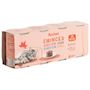 Voir la diapositive 2 : AUCHAN Emincés en gelée multi-variétés pour chat 4 boîtes 4x400g