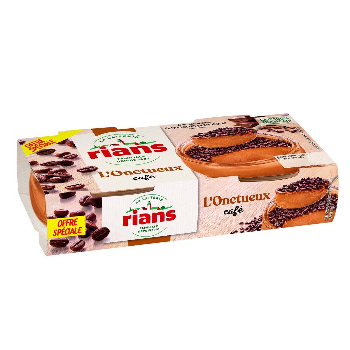 RIANS L'onctueux au café 2x94g