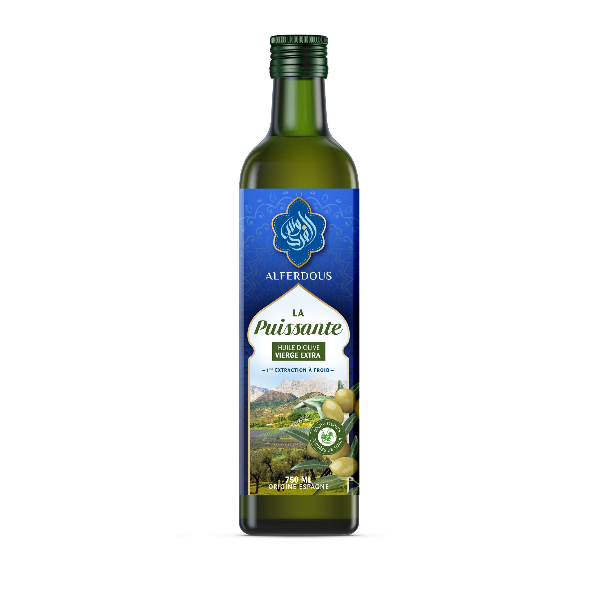 ALFERDOUS Huile d'olive vierge extra La Puissante 75cl
