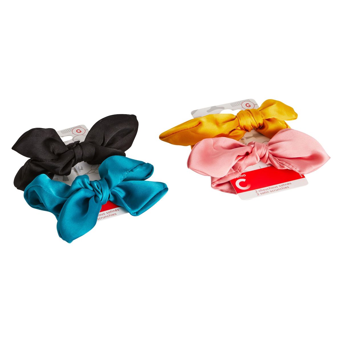 COSMIA Chouchous satinés 2 pièces