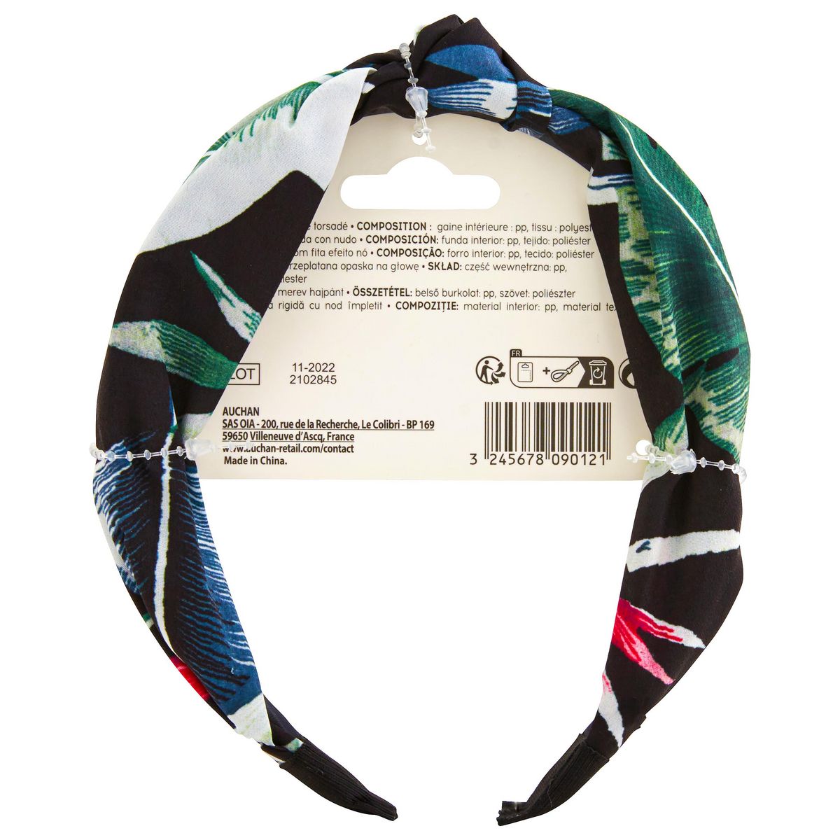 COSMIA Bandeau rigide torsade x1