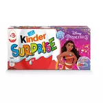 KINDER Surprise oeufs enrobés de chocolat Disney princesses 3 pièces 60g