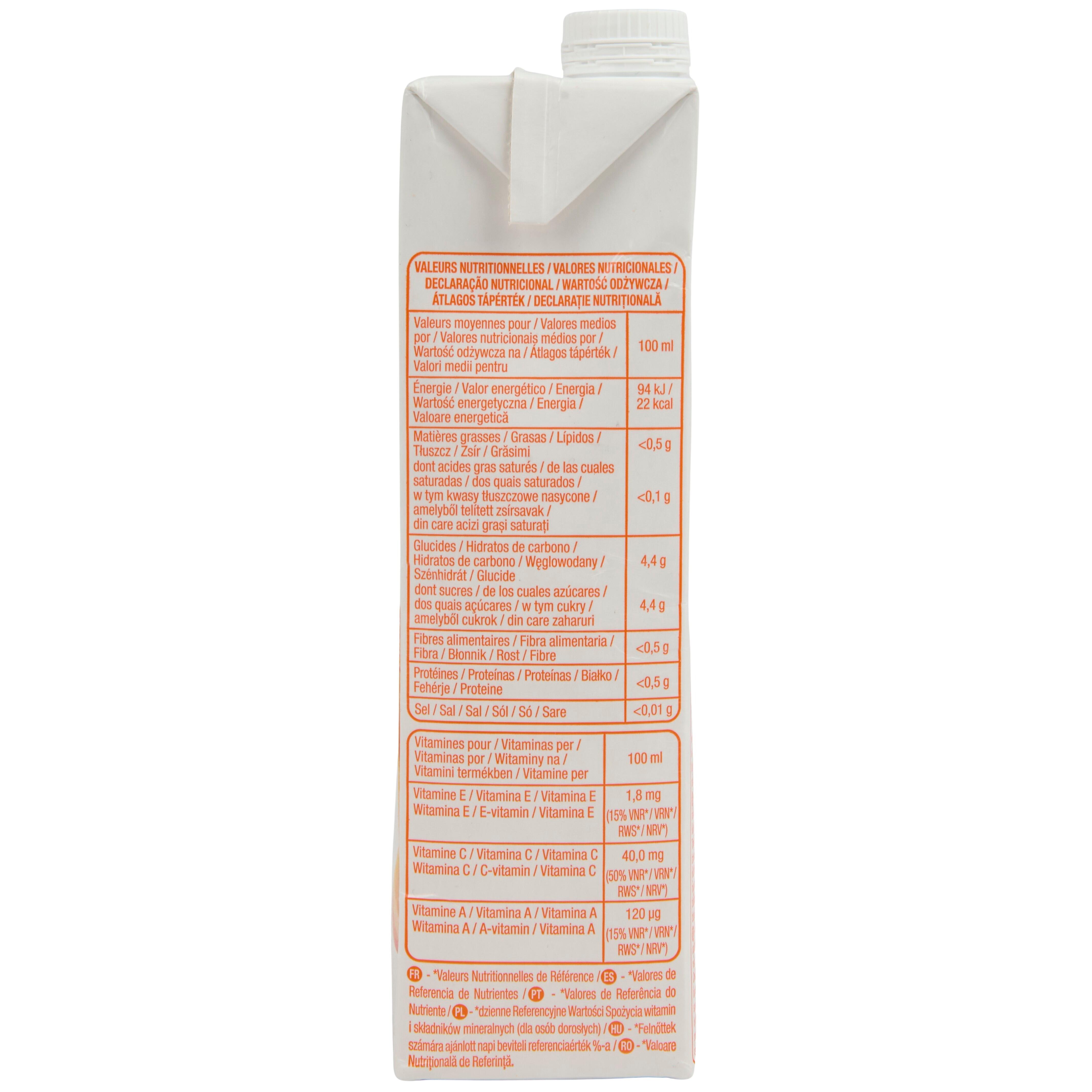 Voir la diapositive 4 : POUCE Nectar d'orange 1l