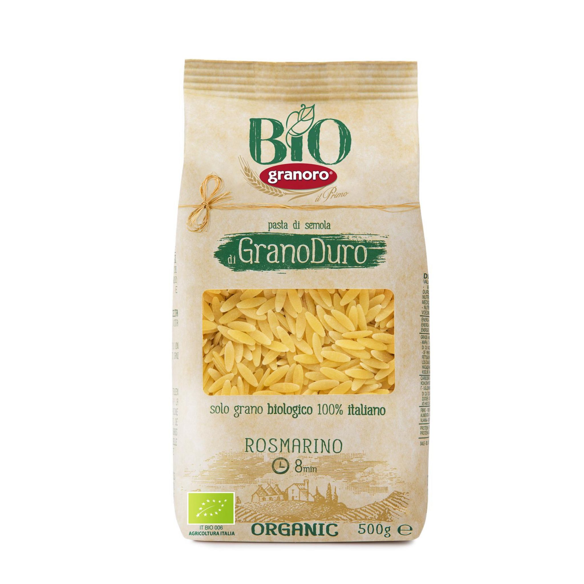 GRANORO Granoduro rosmarino bio 500g